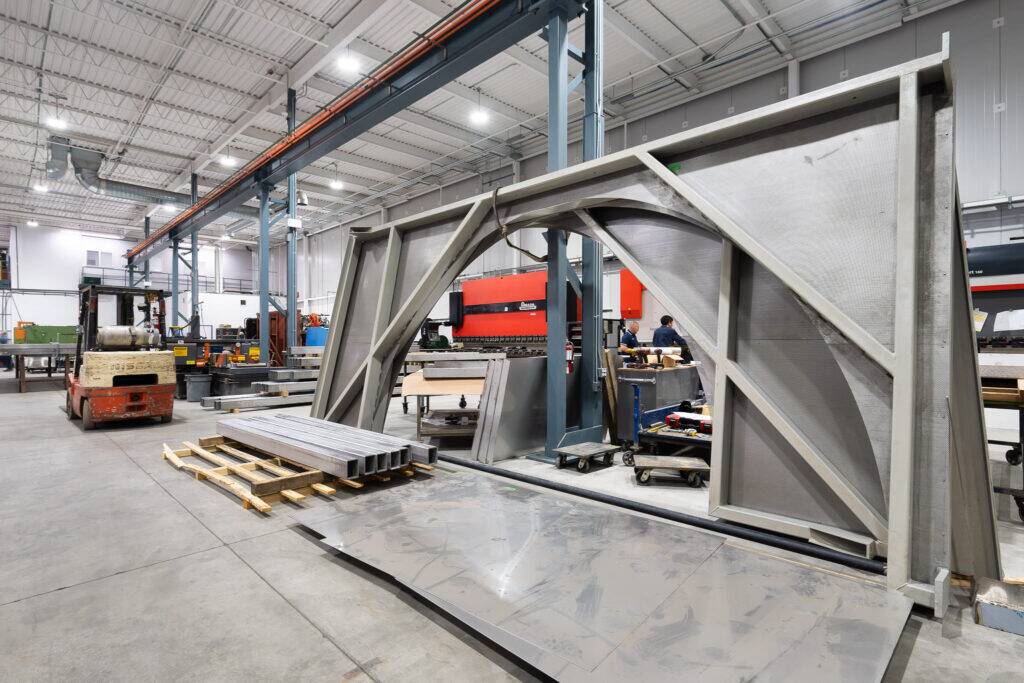 ATH Metal Fabrication workshop.