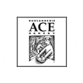 "ACE Bakery logo featuring an etching of a baker at work within a circular frame"